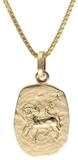trendor Kette mit Anh&auml;nger 15382-04, Widder Sternzeichen Gold 333 / 8K mit