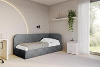 ALTDECOR Jugendbett ELRY (Jugendbett mit Bettkasten und Lattenrost, Polsterbett...