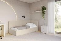 ALTDECOR Jugendbett BEMY (Jugendbett mit Bettkasten und Lattenrost, Polsterbett...