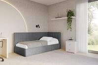ALTDECOR Jugendbett TULY (Jugendbett mit Bettkasten und Lattenrost, Polsterbett mit