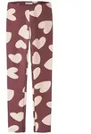 Name It Leggings NKFDAVINA AOP SWE LEGGING BRU NOOS mit Stretch, regular fit,
