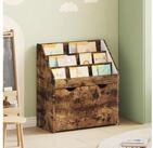 vidaXL Kinderregal 60 x 29,5 x 69 cm Kinderregal Ger&auml;ucherte Eiche 60x29,5x69...
