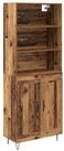 vidaXL Highboard 69,5 x 34 x 180 cm Hochschrank Highboard Buffetschrank Anrichte