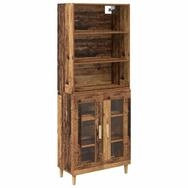 vidaXL Highboard 69,5 x 32,5 x 180 cm Hochschrank Highboard Buffetschrank...