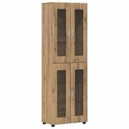 vidaXL Highboard 60 x 35 x 182 cm Vitrine Highboard Schrank Wohnzimmer...