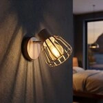 GLOBO LIGHTING LED Wandleuchte, Leuchtmittel inklusive, Warmwei&szlig;, LED...