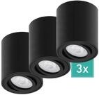 Oktaplex lighting LED Deckenstrahler Lile M Aluminium Aufbaustrahler schwarz...
