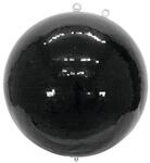 SATISFIRE Discolicht Spiegelkugel 50cm schwarz Safety Discokugel Mirrorball...