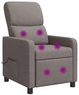 vidaXL Sessel Massage Relaxsessel Taupe (1-St)