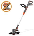 FUXTEC Akku-Motorsense FX-E1RT20PRO, 28 cm Arbeitsbreite Messer, drehbarer