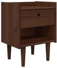 vidaXL Nachttisch Nachttisch BILBAO Dunkelkaramell 45 x 35 x 59 cm (1-St)