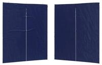 vidaXL Pavillon 200 x 195 cm Party Zelt Seitenteil 2er Set Blau 200x195 cm PE...