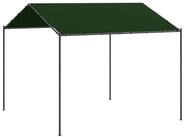 vidaXL Partyzelt Pavillon 4 x 4 x 2,6 m Taupe Polyester und Stahl, Pavillon 4 x...