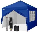 LuxusKollektion Faltpavillon Pavillon 3x3m Pop-Up wasserdicht marineblau