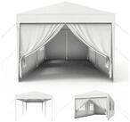 LuxusKollektion Partyzelt Gartenpavillon 3x6m Wei&szlig; UV-Schutz