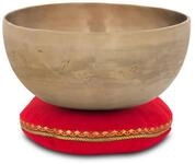 XDrum Klangschalen Therapeutic Klangschale Ton C / 1400 g Kissen Set,...