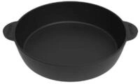 ROBARI Grillpfanne ROBARI Schmorpfanne Servierpfanne aus Gusseisen 30 cm