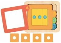goki Puzzle Multilayer-Puzzle Formen und Z&auml;hlen, Puzzleteile