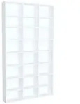 en.casa B&uuml;cherregal, &raquo;Askvoll&laquo; Standregal 178x102x16cm Wei&szlig; wei&szlig;