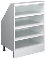 Vicco Kommode Rion, Wei&szlig;, 60 x 81.6 cm mit 4 F&auml;chern (1 St)