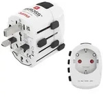 Hama 00223465 Weltreiseadapter World Travel Pro Steckdosenadapter Wei&szlig;...