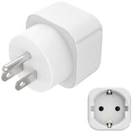 Hama Reiseadapter Typ B, 3-polig, f&uuml;r USA, Kanada, Karibik, Japan und Adapter