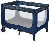 COSTWAY Baby-Reisebett Kinderbett, mit 2 R&auml;dern