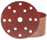 LuxusKollektion Schleifscheibe Schleifscheiben 150mm Klett 15 Loch 100 K&ouml;rnung...