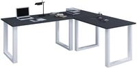 VCM Schreibtisch Lona Computertisch B. 160 x T. 160 x H. 76 cm, Gro&szlig;e...