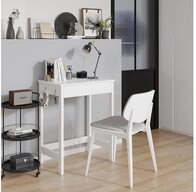 Vicco Schreibtisch Surrey, Wei&szlig;, 60 x 40 cm mit Schublade (1-St)