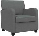 vidaXL Sessel vidaXL Sessel Dunkelgrau Stoff