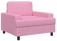 vidaXL Sessel Sessel Rosa Stoff (1-St)