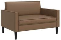 vidaXL Sessel XXL-Sessel Cappuccino Kunstleder (1-St)