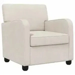 vidaXL Sessel Sessel Creme Chenille (1-St)