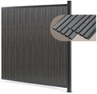 neu.holz Gartenzaun, &raquo;Grassano&laquo; mit 1 Pfosten Erweiterungsmodul 185 x 175 cm...