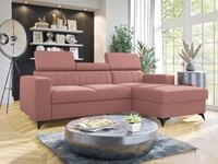 MIRJAN24 Ecksofa Milano, mit Schlaffunktion und Bettkasten, Einstellbare...