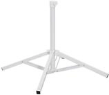vidaXL Schirmhalter Sonnenschirmst&auml;nder Wei&szlig; Stahl f&uuml;r 25-32 mm Mast, 1 tlg.