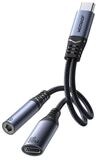 JOYROOM Joyroom SY-C02 2in1 DAC Adapter USB-C auf USB-C 3,5 mm KFZ-Adapter