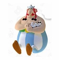 Plastoy Spiel, Chibi Obelix und Idefix - Sparschwein
