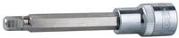 KS Tools Sechskant-Bit CHROMEplus, 1/2" Stecknuss Innensechskant, lang, 5 mm