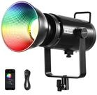 Neewer Videoleuchte CB200C 200W RGBWW COB LED Videolicht, APP/2.4G Steuerung,