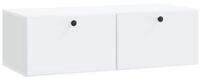 vidaXL TV-Board vidaXL Wandmontierter TV-Schrank 98 x 41 x 30 cm Wei&szlig;...