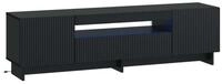 vidaXL TV-Board vidaXL LED-TV-Schrank EDE 153 x 35 x 43 cm Schwarz Holzwerkstoff