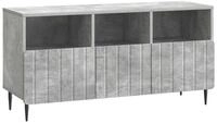 vidaXL TV-Board vidaXL TV-Schr&auml;nk Betongrau 102 x 34,5 x 50 cm Holzwerkstoff