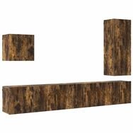 vidaXL TV-Wand 5-tlg. Wohnwand R&auml;uchereiche Holzwerkstoff, (1-St)