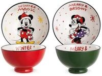 GILDE Schale Disney Schalen 2er Set Mickey & Minnie &bdquo;Winter Magic&ldquo; von Gilde