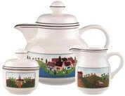 Villeroy & Boch Teekanne Design Naif Tee-Set 3-tlg., 0 l, (1 Teekanne, 1