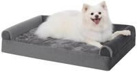 LuxusKollektion Hundebett Hundebett orthop&auml;disches Hundekorb dunkelgrau L 90 x...