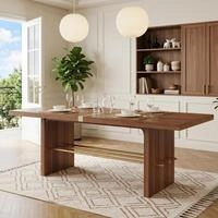 OKWISH Esstisch Essplatz f&uuml;r 6&ndash;8 Personen &ndash; 180&times;75&times;75 cm (Packung, 1-St.,