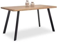 HARPER Esstisch Esstisch HARPER MONTANA H 76 cm braun Esszimmertisch